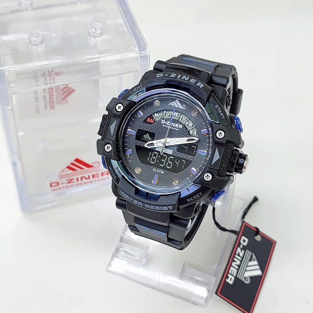 JAM TANGAN PRIA DZINER 8129 D-ZINER 8129 ORIGINAL ANTI AIR