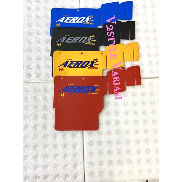 Mudflap Aerox Mudflap Pelindung Mesin Yamaha All Aerox new old 155 connected Karet Kolong Spakbor Anti Lumpur Grafir Tulisan Thailand Moscow Original BIRU MERAH HITAM KUNING Mudguard Aerox Baru lama Mud Flap Handguard Mud gard Aerox Racing Thailook