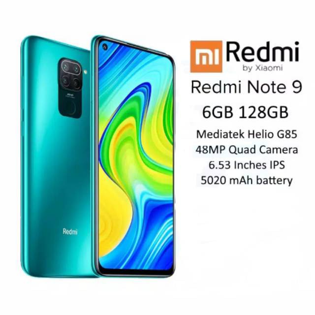PROMO Cuci Gudang HP Xiaomi Note 9 6/128 Garansi Resmi