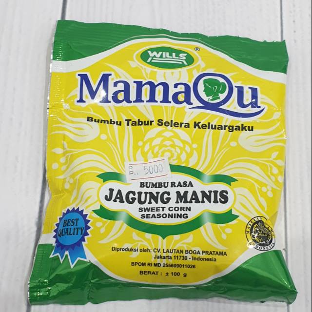 

BUMBU TABUR JAGUNG MANIS 100 gr