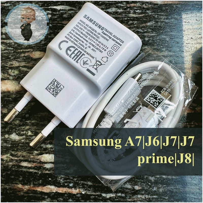 Charger Second Samsung 1,55A Ori Bawaan Hp A7 2018 | J7 | J7 prime | J8 | Second berkualitas