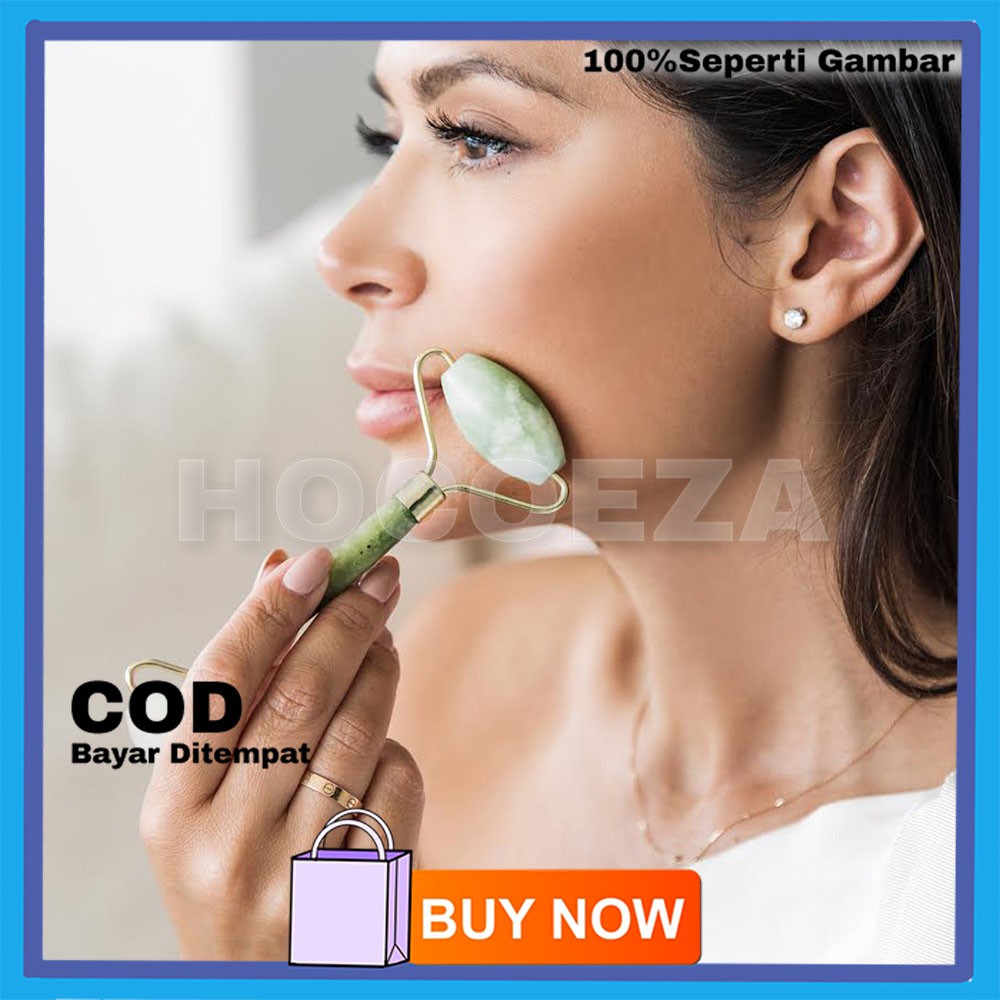 ALAT PIJAT KESEHATAN WAJAH FACE ROLLER MASSAGE BATU JADE FACE PERAWATAN KECANTIKAN WAJAH VA54