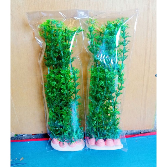 Jual Ornamen Tanaman Pelastik Aquarium Hijau Untuk Dekorasi Akuarium Tinggi Cm Shopee