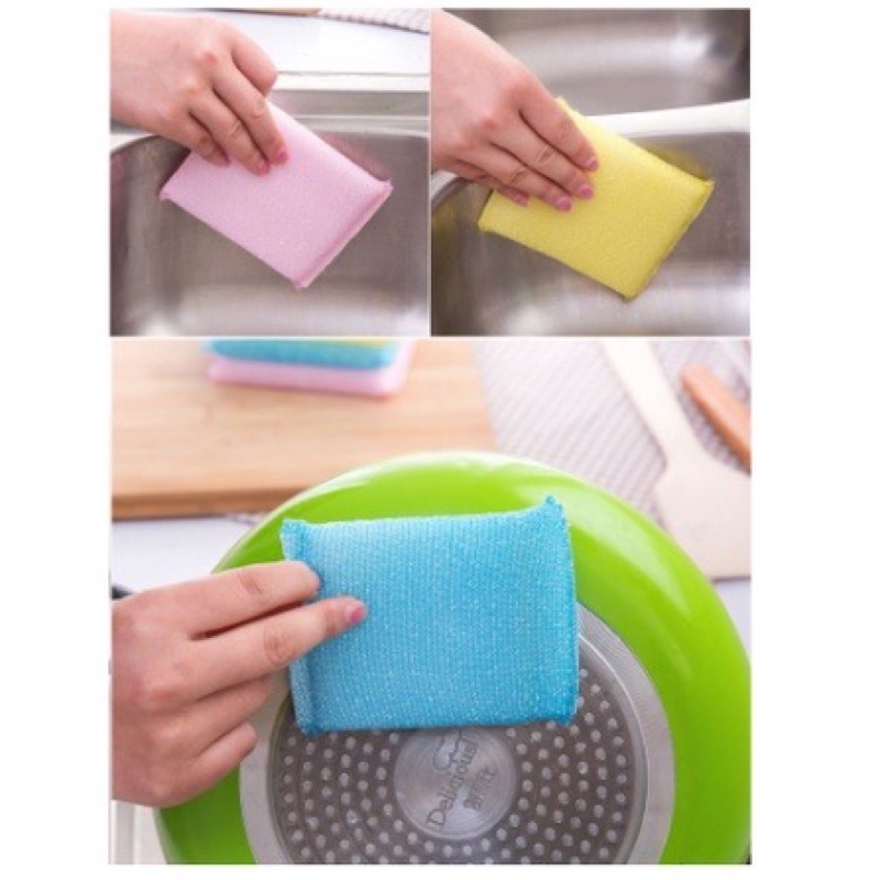Spon Cuci Piring Warna Warni Super Magic Spons Murah