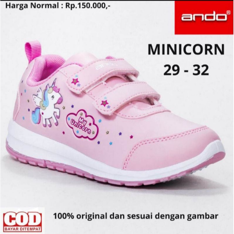 Sepatu Anak Kecil Perempuan ANDO ELINA / MINICORN / LILY FLOWER