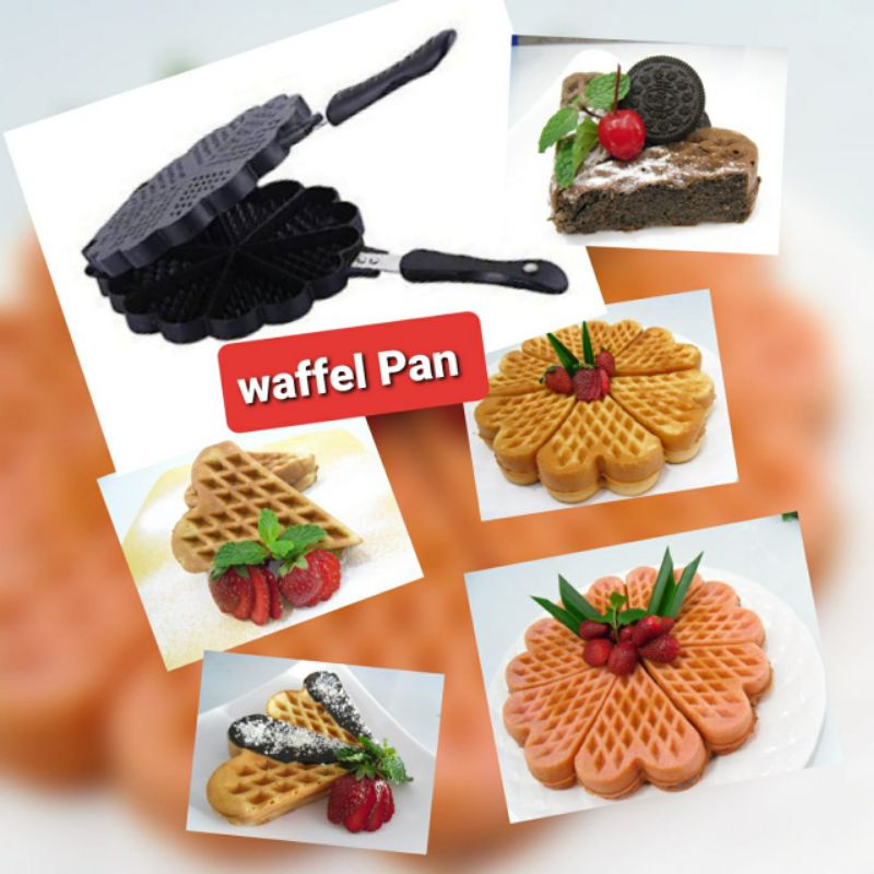 SIGNORA HEART WAFFLE PAN CROFFLE MAKER + BONUS