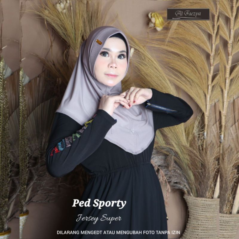 Jilbab sporty tanggung