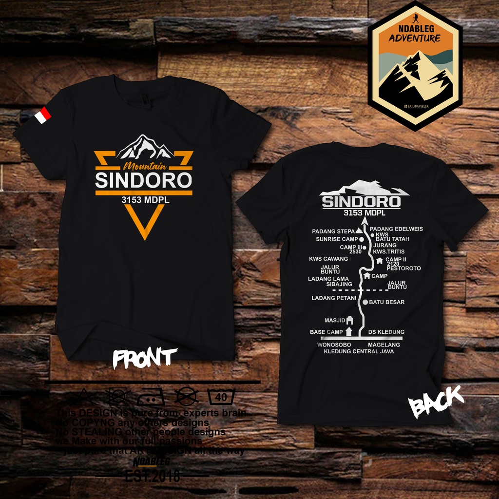 kaos pendaki gunung sindoro tracking kaos gunung sindoro
