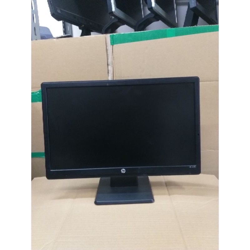 MONITOR LED HP 19 INCH BEKLIGHT KOMPLIT KABLE LIKE NEW