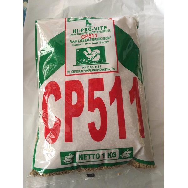 [KEMASAN ASLI PABRIK] CP511 Pakan ayam Makanan Ayam Hi Pro vite 1kg