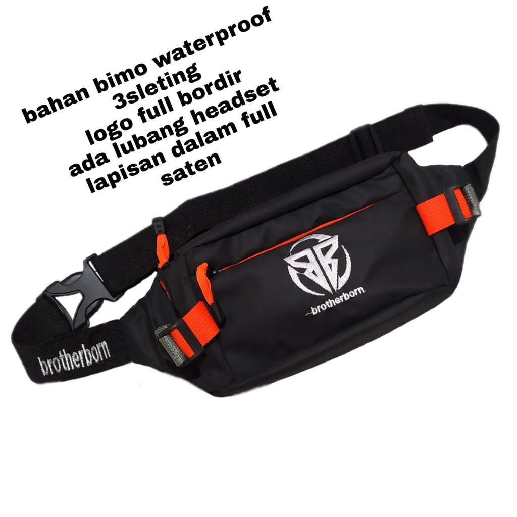 WAISTBAG PRIA GAUL DISTRO TERBARU ORIGINAL BROTHERBORN