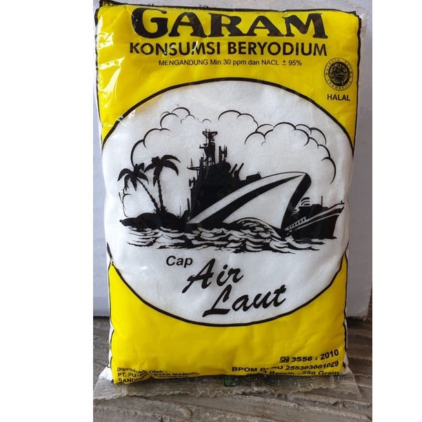 [Pcs / 250 gram] Garam Cap Air Laut