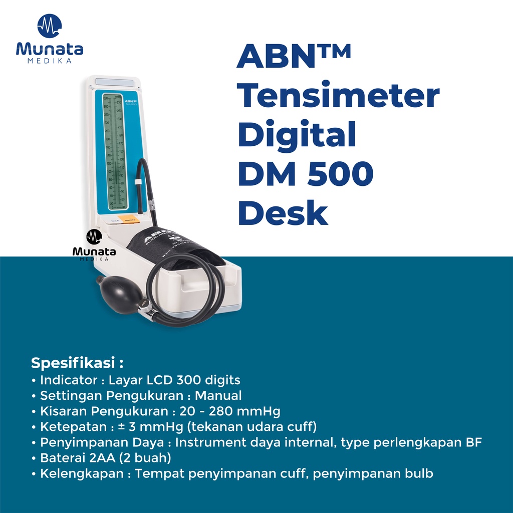 Tensimeter Digital Abn DM500 | Pengganti Tensi airaksa