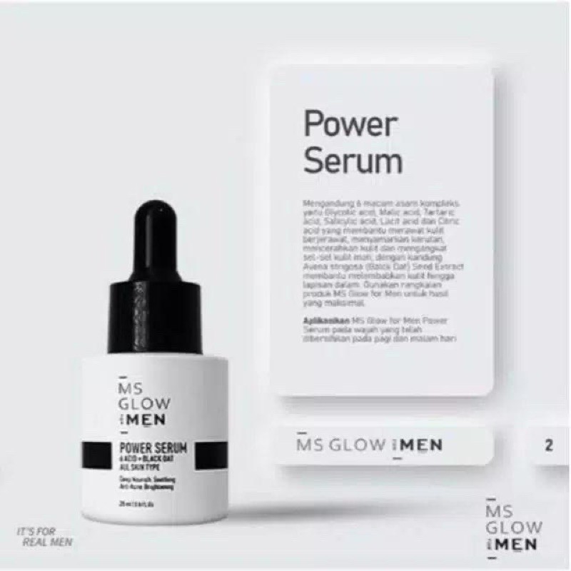 MS GLOW FOR MEN POWER SERUM