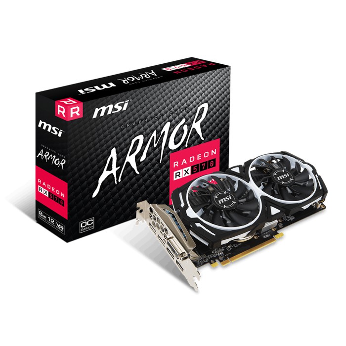 MSI Radeon RX 570 8GB DDR5 - Armor 8G OC