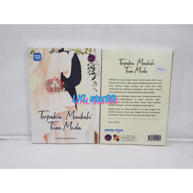 Buku Novel Terpaksa Menikahi Tuan Muda by LaSheira