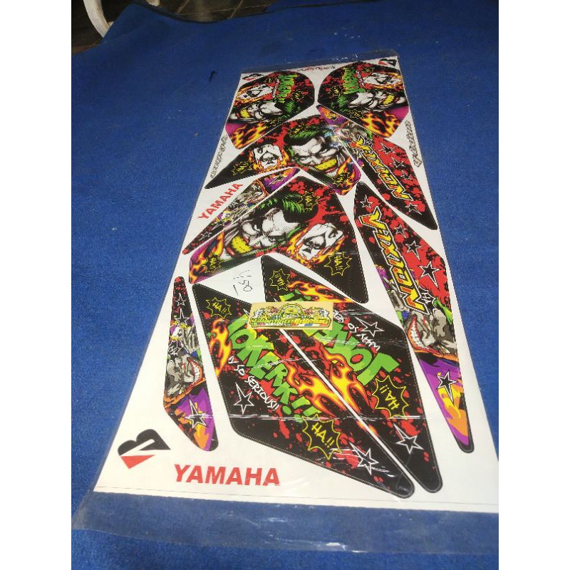 STIKER STRIPING VARIASI MOTOR NEW VIXION LIGHTNING/NVL "JOKER"