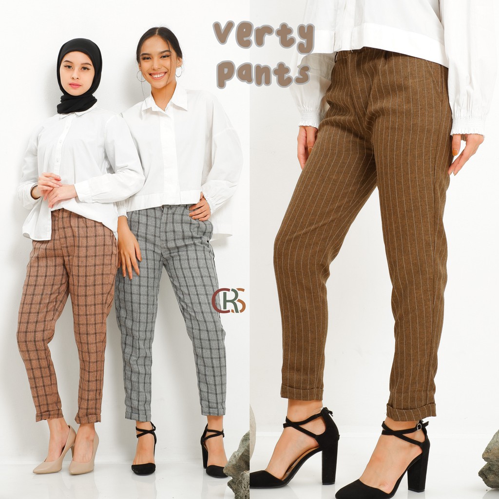 Verty Baggy Pants Celana Daily Kerja Wanita Verty Baggy Pants Celana Daily Kerja Wanita