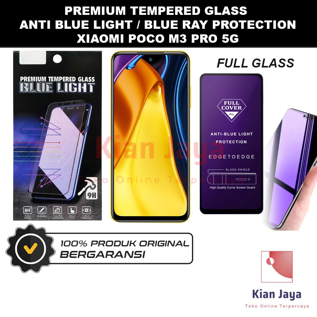 Tempered Glass Xiaomi Poco M3 Pro 5G Anti Blue Light Hp Temper Anti Gores