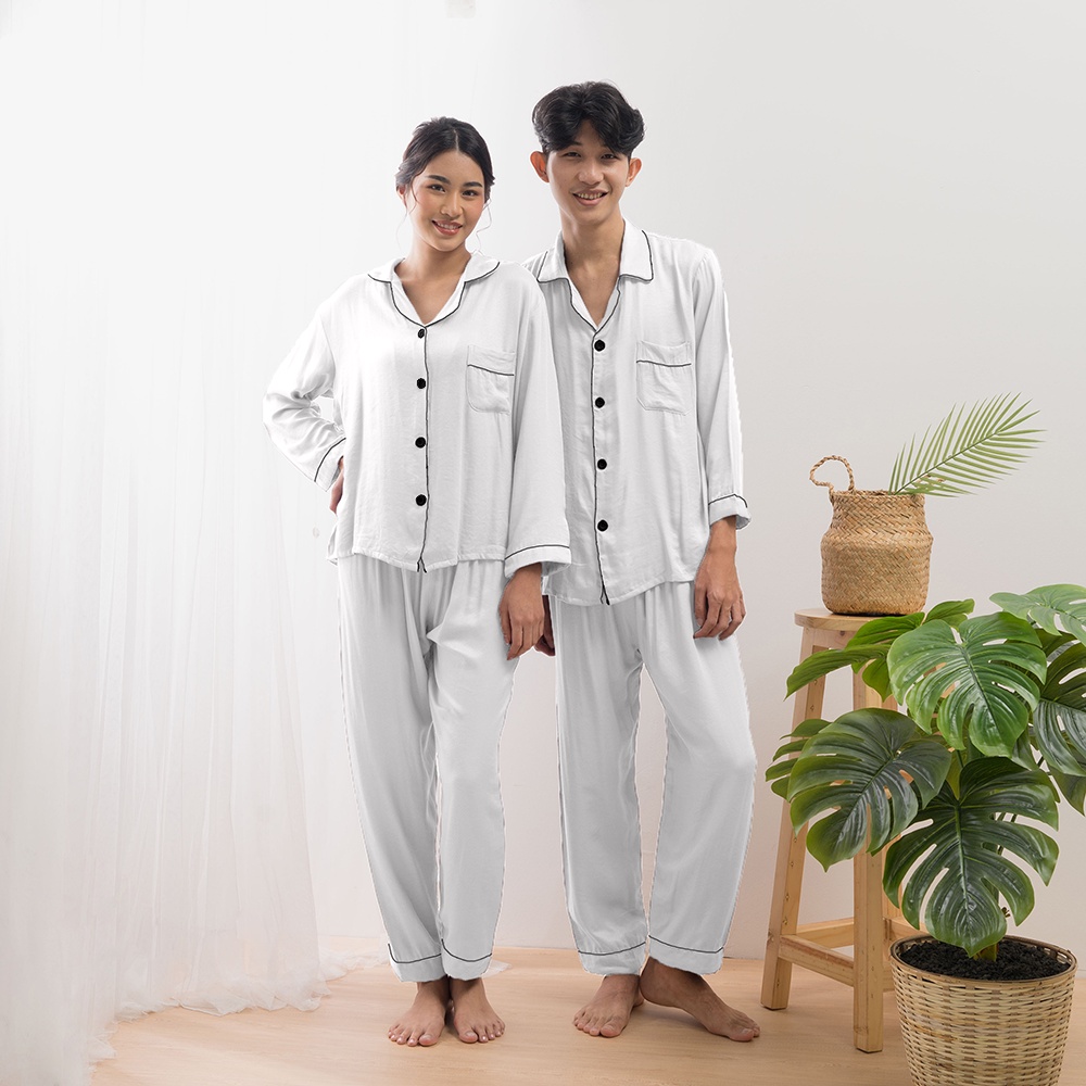 Zavyn Setelan Piyama Couple Rayon Twill Premium PP