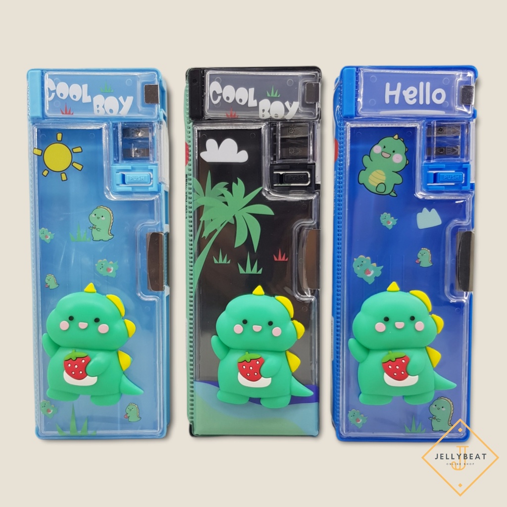 PENCASE TEMPAT PENSIL 3D - DINOSAUR