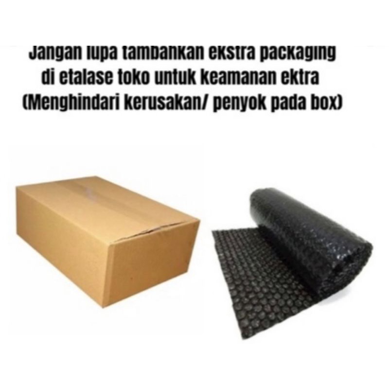 

Bubblewrap extra packing/ EXTRA BUBBLE WRAP JANGAN LUPA YA KAK utk keamanan produk