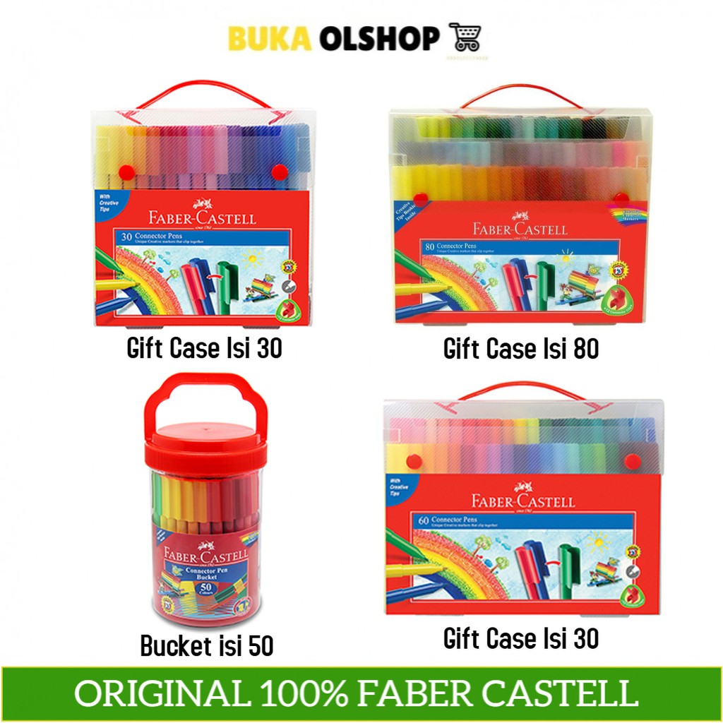 

Spidol Faber Castell Connector Pen Faber Castell Gift Case Bucket
