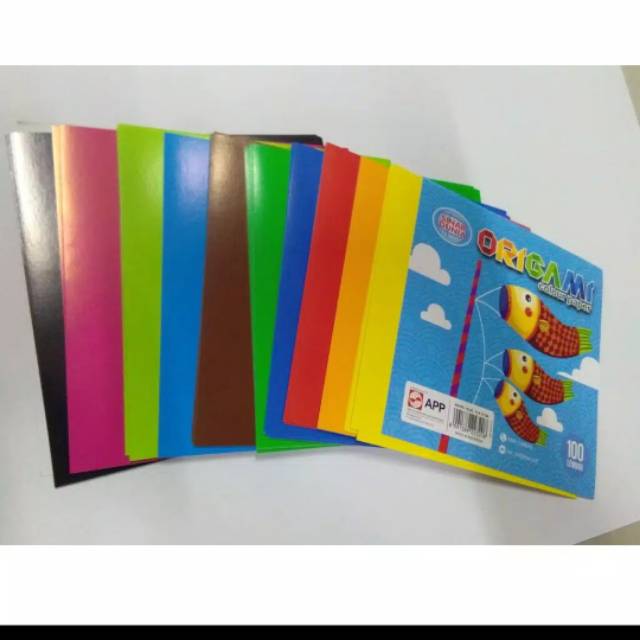 

Kertas Lipat Origami SIDU Sinar Dunia 1 sisi 12 x 12 cm - 100 lembar