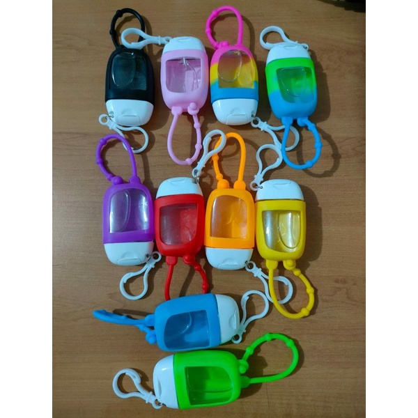 Hand sanitizer Holder 2 gantungan Custom (min 50pcs)