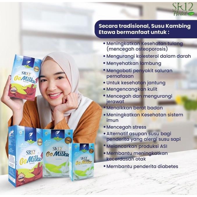 

Gomilku SR12 - Susu Kambing Etawa - Susu Kesehatan Keluarga