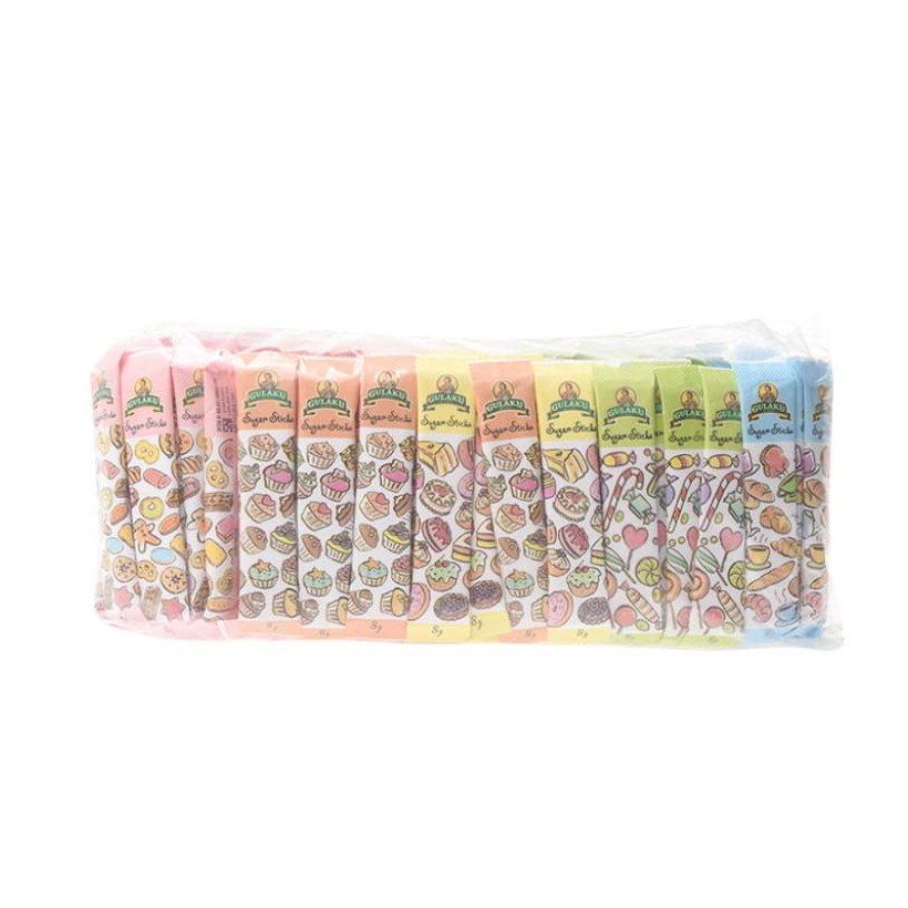 Gulaku Sticks Gula Pasir Sticks 8gr x 25sachet - REPACK