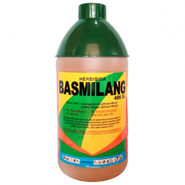 Basmilang 486 SL 1 Liter Herbisida Obat Racun Pembunuh Rumput Gulma 1L