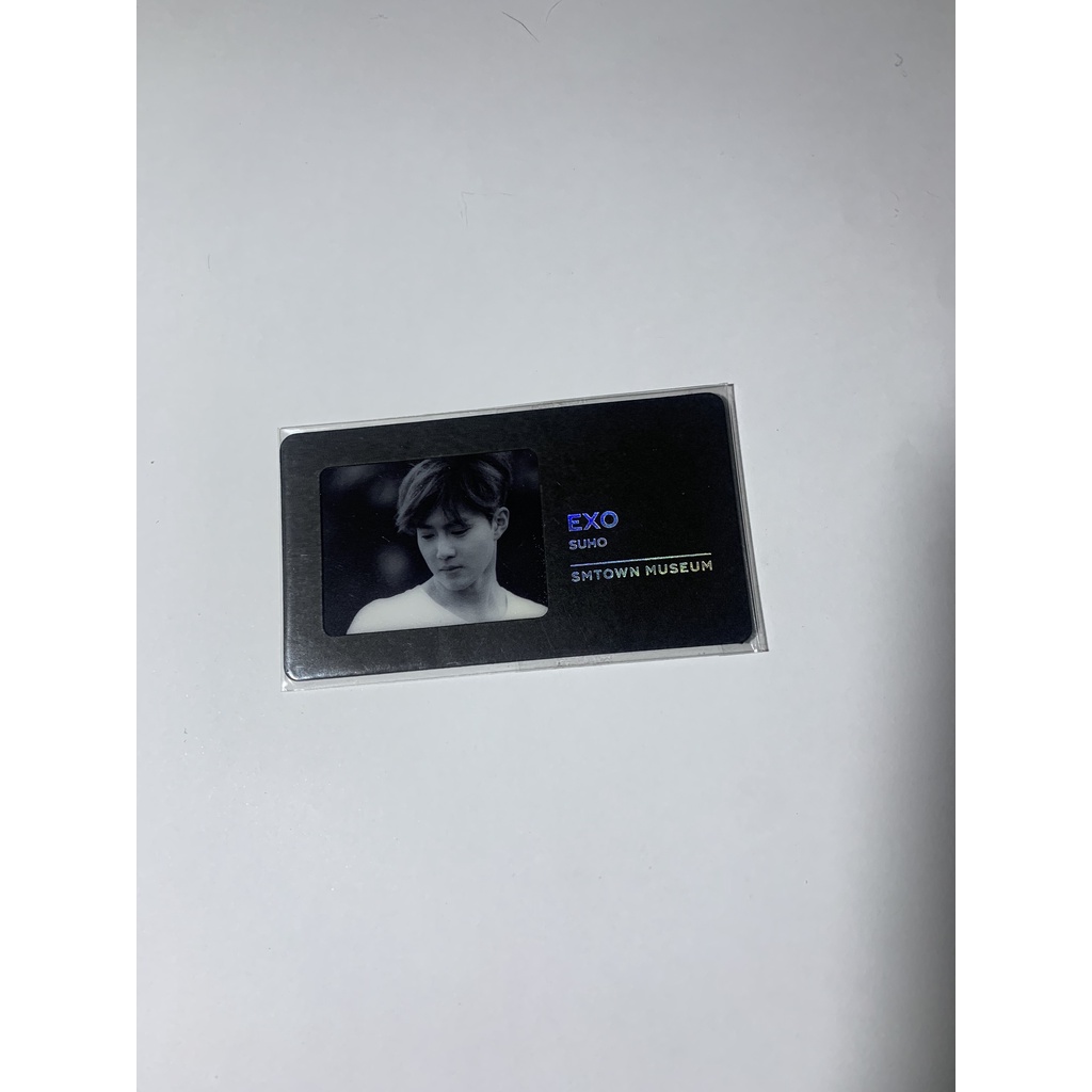 Suho Bookmark Landscape Book Mark SMTOWN Museum SM Black and white version