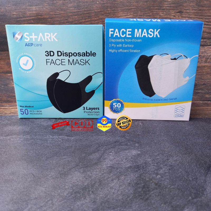 MASKER DUCKBILL isi 50/masker cantol/masker murah