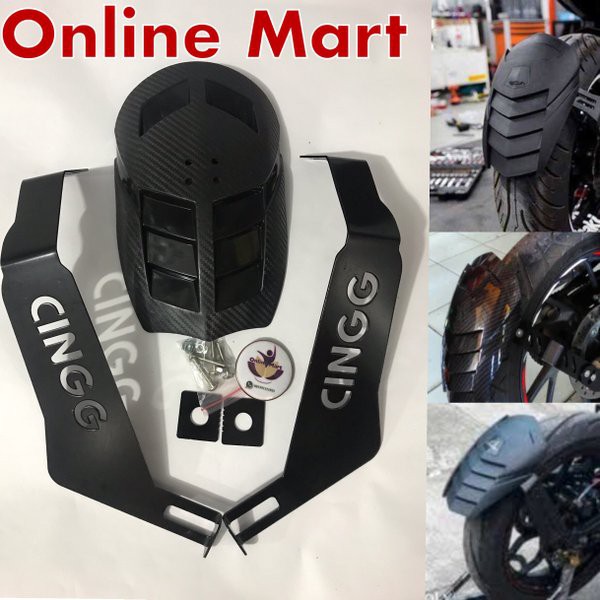 MUDGUARD UNIVERSAL MOGE BELAKANG VARIASI MODEL PULSAR 200NS UNIVERSAL VIXION NVA VNL OVI NMAX BYSON