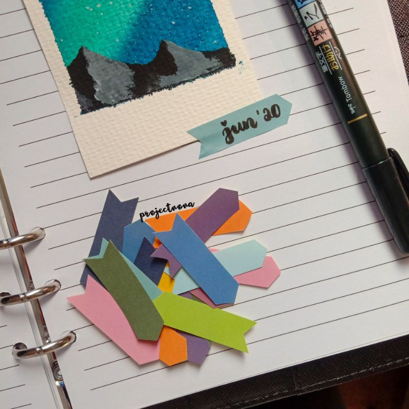 

[SALE CUCI GUDANG] Sticker Bookmark Stiker Nama Label Sticker Pembatas Kertas Journal Stationery