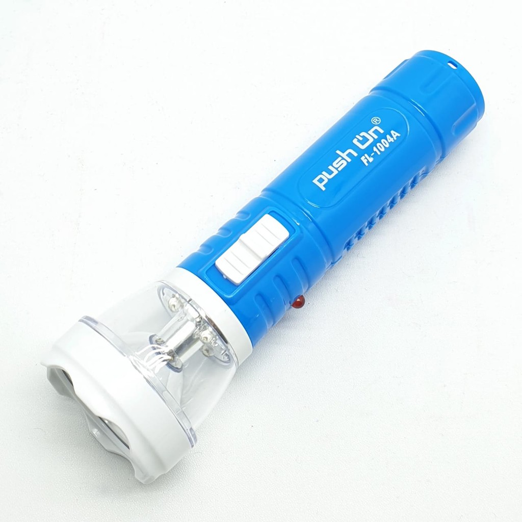 Push On FL-1004A Senter Led (1L + 4L) Rechargeable / Senter Emergency Serbaguna Multi Fungsi