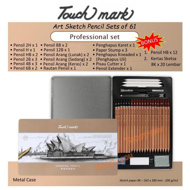 

Art / Pensil Gambar Sketsa Set Warna Sketch Pencil Silhouette Professional