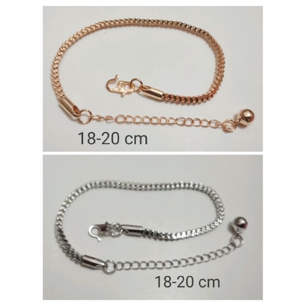 RJJ75. Gelang tangan xuping wanita lapis emas ukuran 18-20 cm