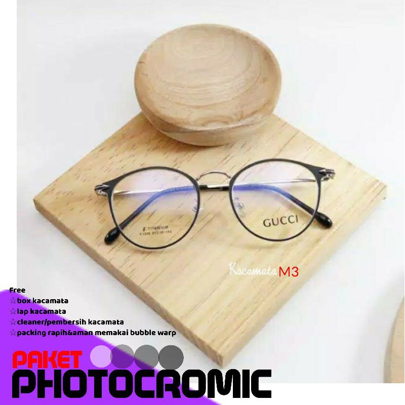 kacamata photocromic termurah kode1326 size 51□18-145 ada buat antiradiasi normal,minus,plus,cyl