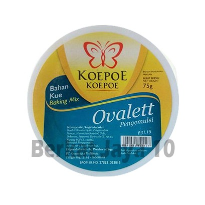 

OVALETT KOEPOE KOEPOE 75 Gram Ovalet Kupu kupu Mix pengemulsi Murah