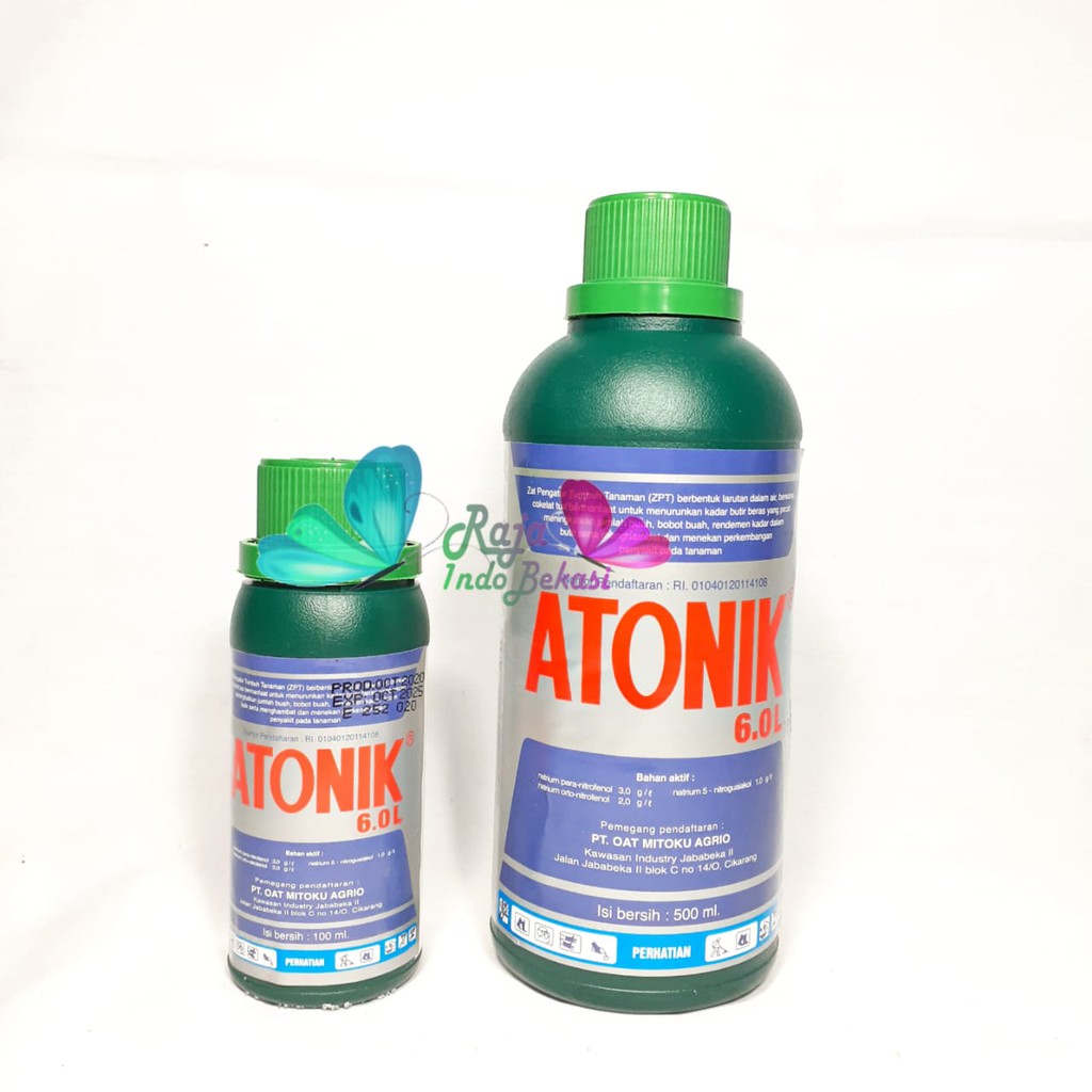 Premium Pupuk Atonik 6,0L 500ML Ori Atonik 6.0 L 500 Ml Zat Pengatur Tumbuh Raja Indo Bekasi