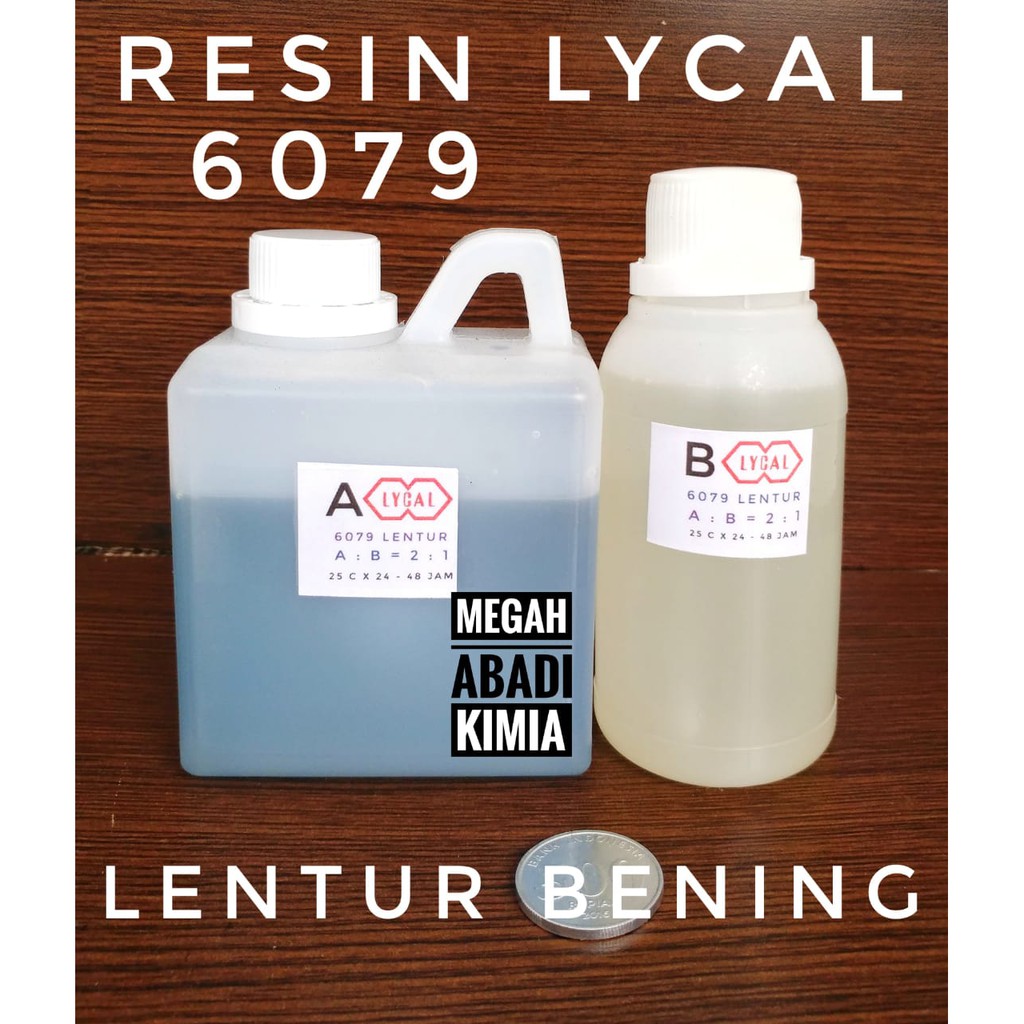 Resin bening Lentur 6079 Lycal 562 Gram Out Door