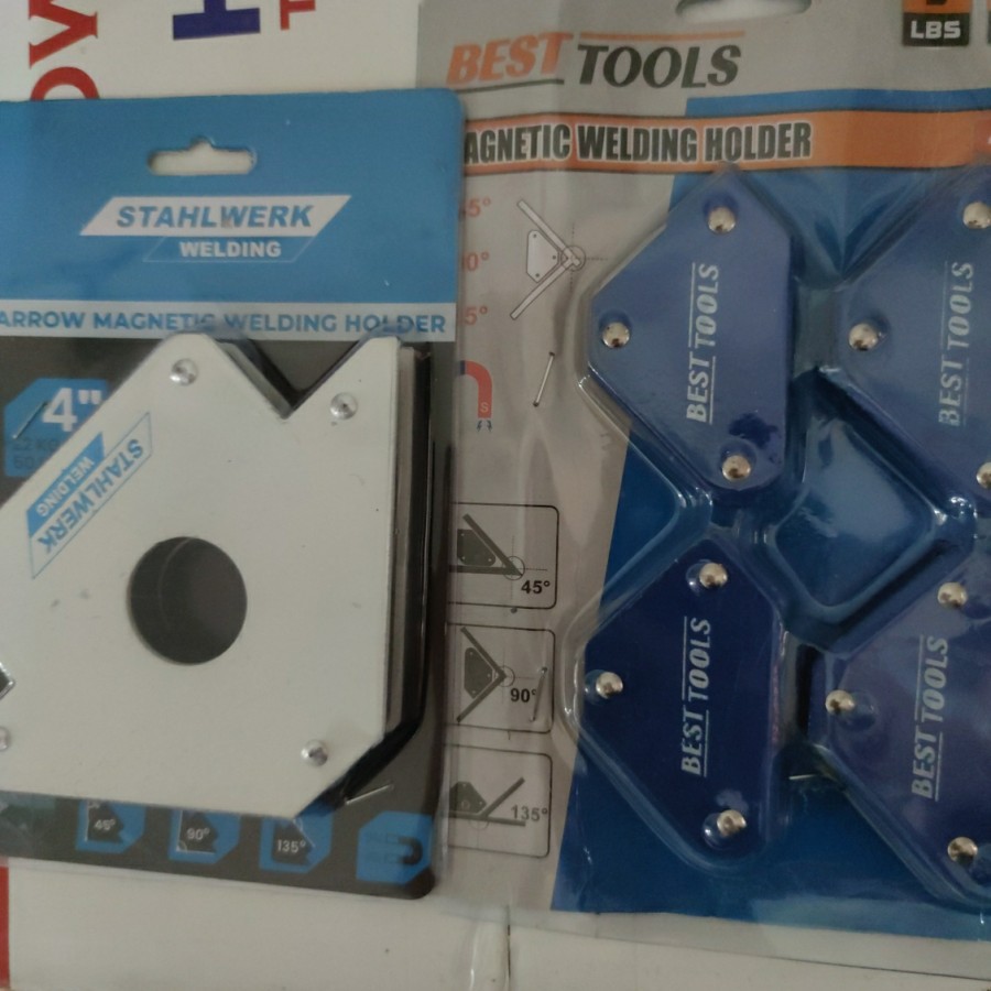 PAKET SIKU MAGNET LAS BESAR DAN KECIL UNTUK MESIN LAS