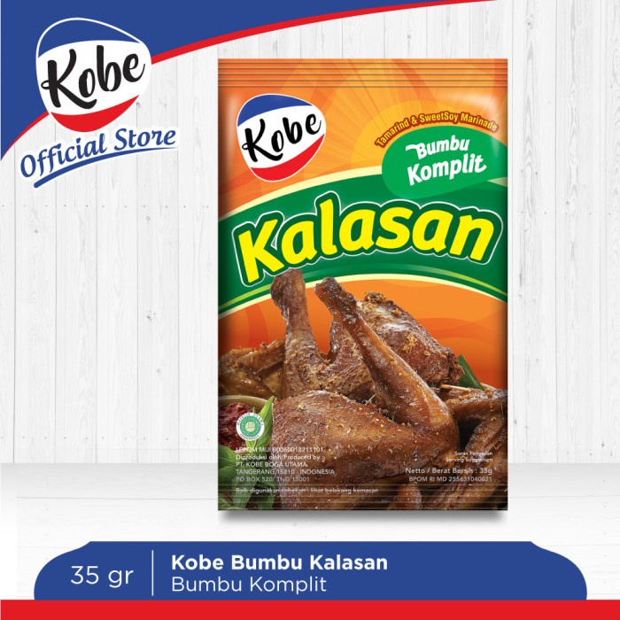 

Instan-Masak-Bumbu- Kobe Bumbu Kalasan 35Gr -Bumbu-Masak-Instan.