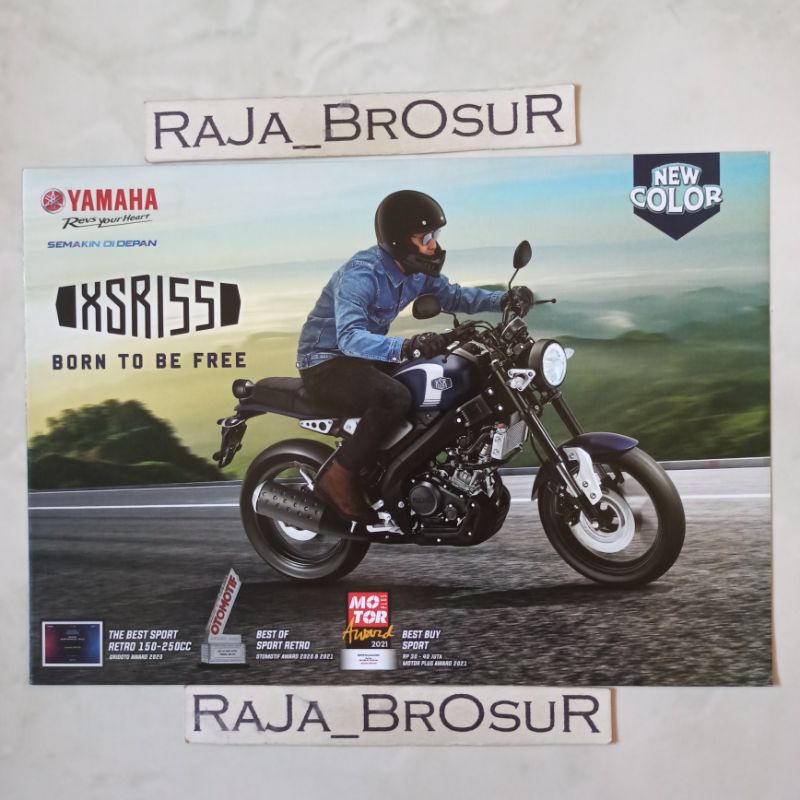 Poster brosur katalog leaflet Yamaha XSR155/Yamaha XSR 155 2022
