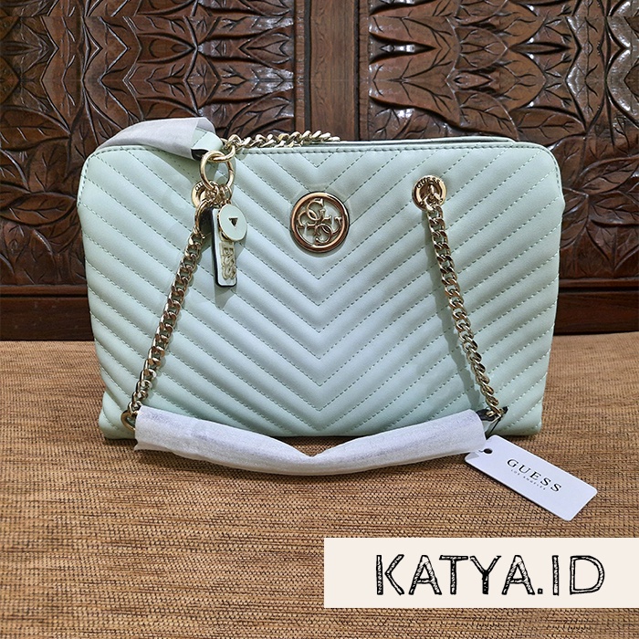 GUESS BLAKELY LARGE SATCHEL BAG