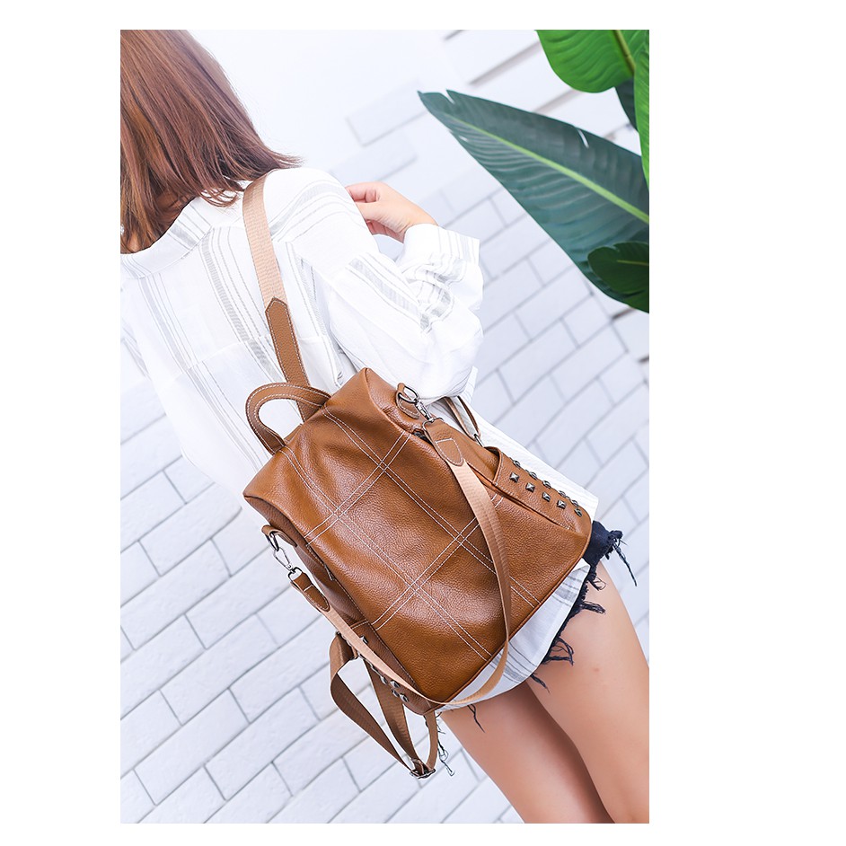 MULTIFUNGSI BACKPACK WANITA IMPORT SHOULDER BAG WANITA RANSEL LADY  FASHION SPORTY KOREA STYLE 6948