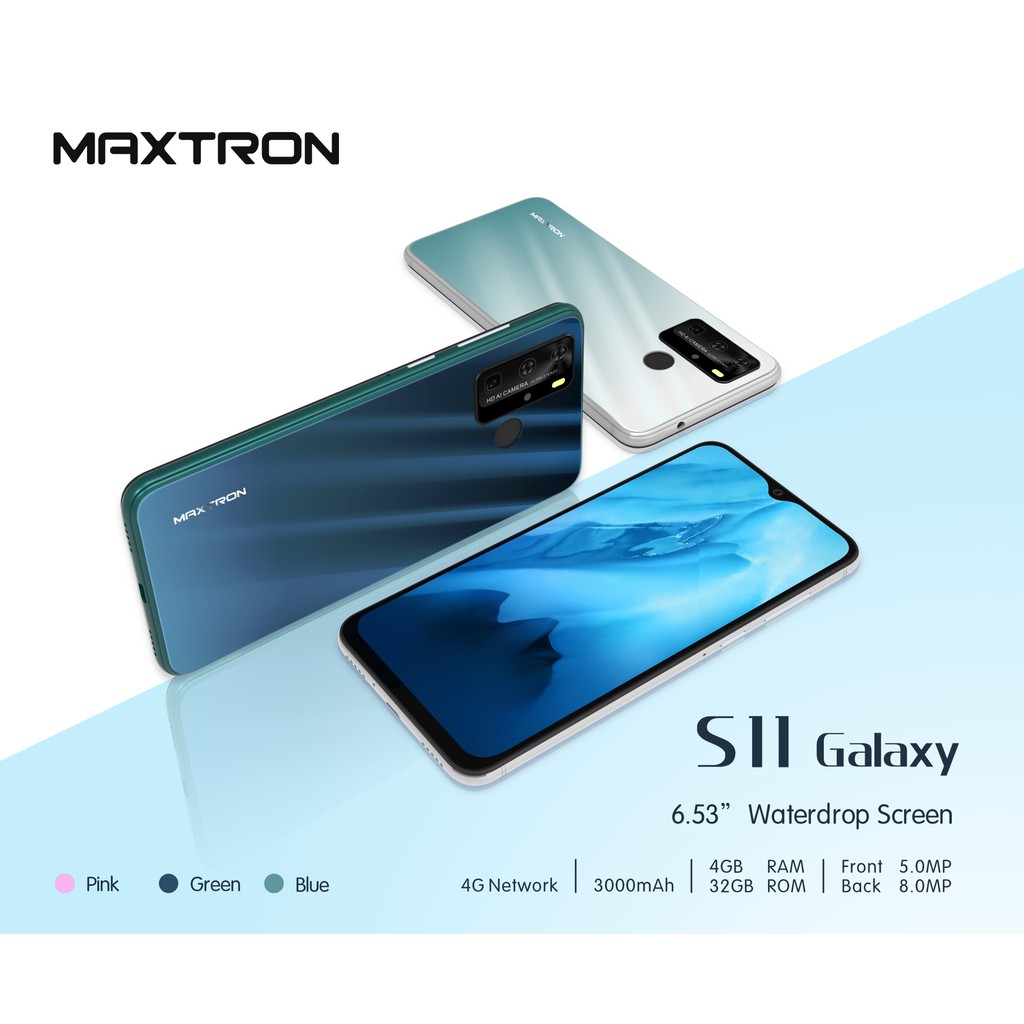 SmartPhone Android 4G HP Maxtron S11 Galaxy 6.53“ RAM 4GB/32GB Garansi Resmi 1 Tahun-1