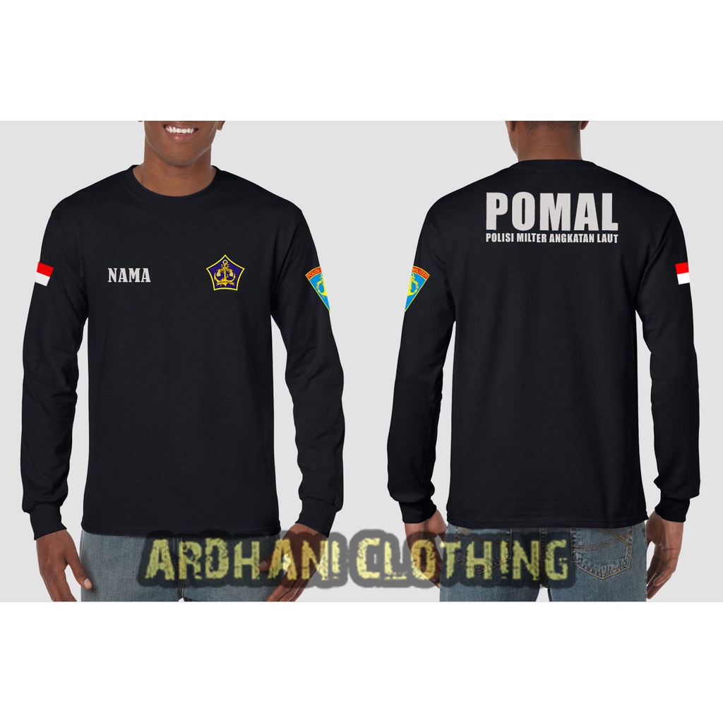 KAOS TANGAN PANJANG POLISI MILITER ANGKATAN LAUT HIGH QUALITY